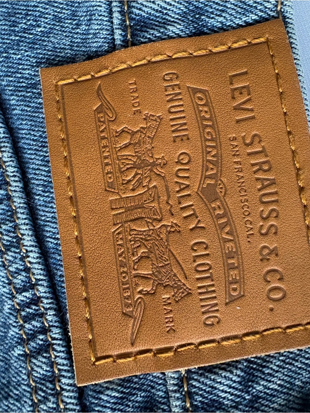 Levi's women’s 70s high flare high waist jeans medium wash 31x32 - Picture 7 of 9